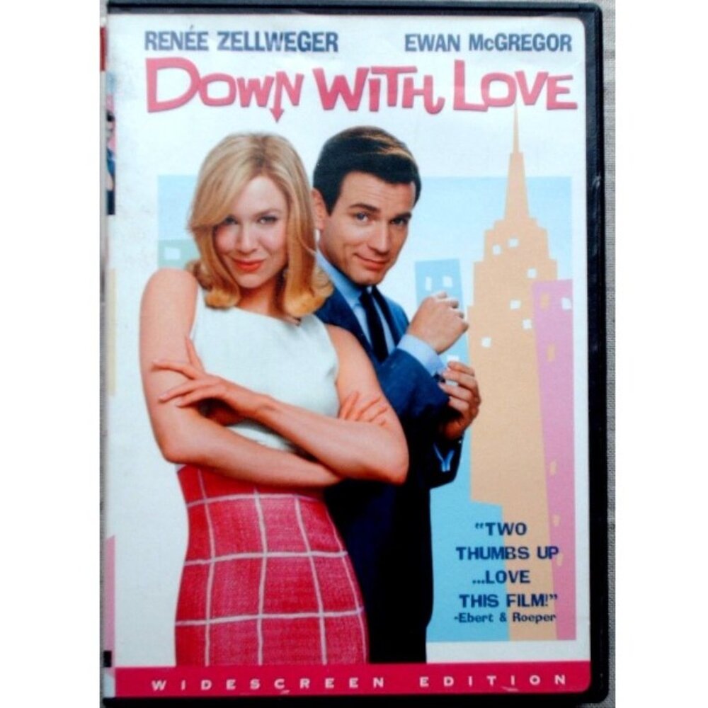DOWN WITH LOVE widescreen DVD in plastic case + 14 BONUS extras.